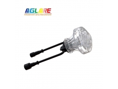 2.1-5W Programmable RGB - DC24V 60mm DMX RGB Cabochon Led Pixel Light for amusement fairground